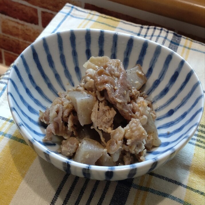 豚こま味噌こんにゃく♡